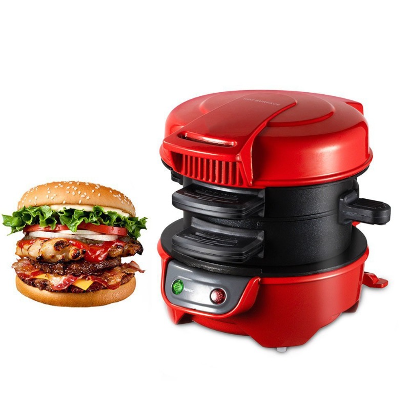 220V 110V Mini Electric Burger - Kitchen Baking Machine recension och pris