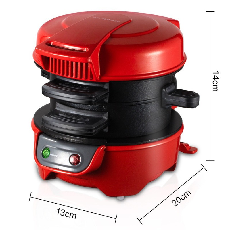 220V 110V Mini Electric Burger - Kitchen Baking Machine recension och pris