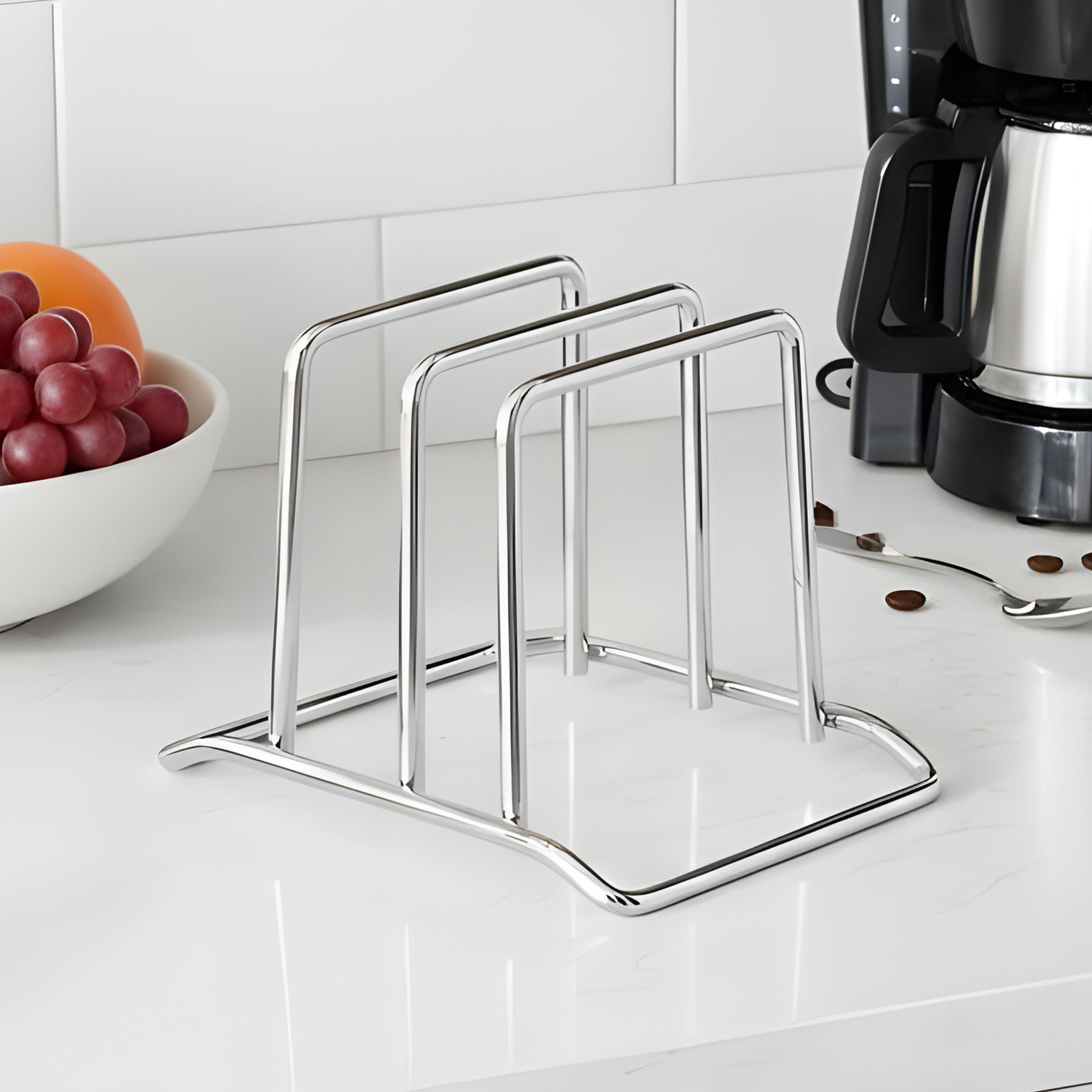 Cutting Board Holder Stainless - Kitchen Cabinet Baking Sheet Organizer recension och pris