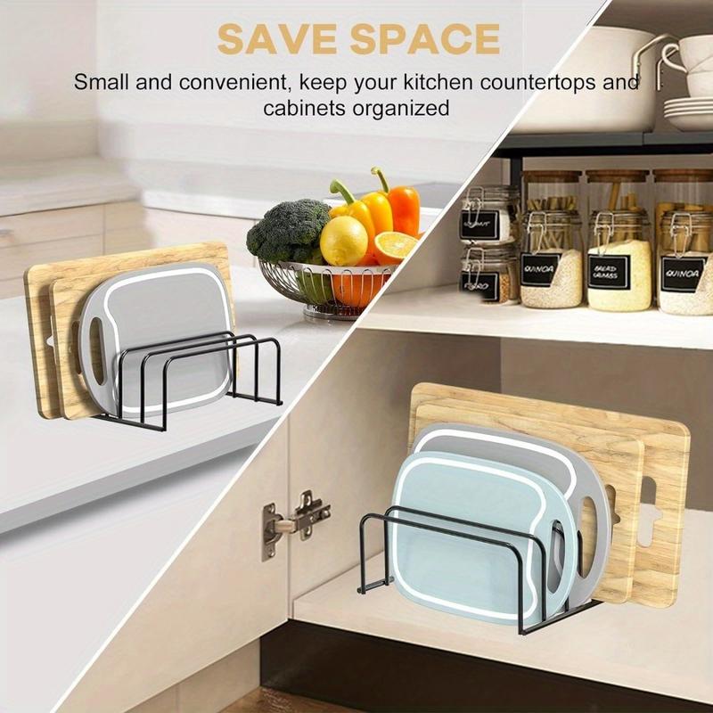 1Pc Cutting Board Organizer Ki - Kitchen Cabinet Baking Sheet Organizer recension och pris