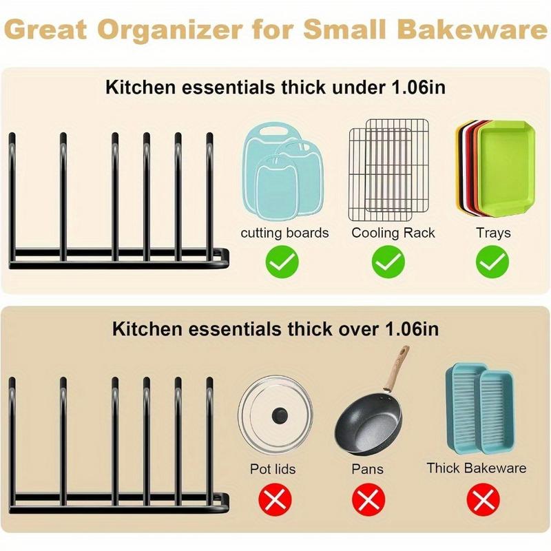 1Pc Cutting Board Organizer Ki - Kitchen Cabinet Baking Sheet Organizer recension och pris