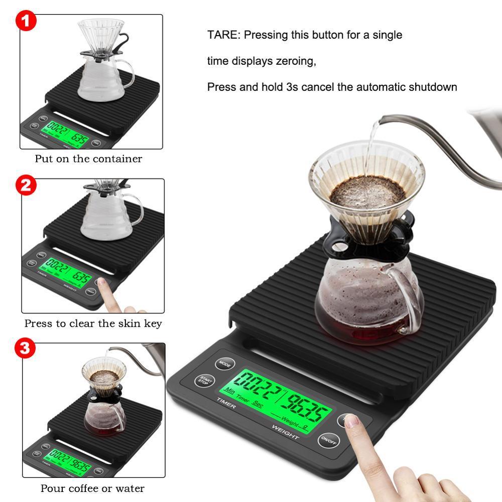 3kg/0.1g 5kg/0.1g Drip Coffee  - Kitchen Baking Timer recension och pris