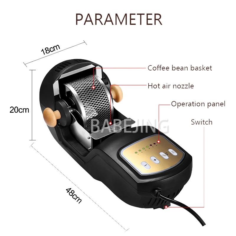 Small Household Coffee Bean Ba - Kitchen Baking Machine recension och pris