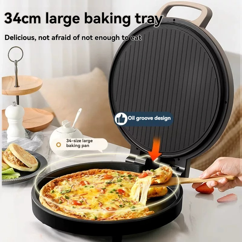 Double-Sided Electric Grill Pa - Kitchen Baking Machine recension och pris