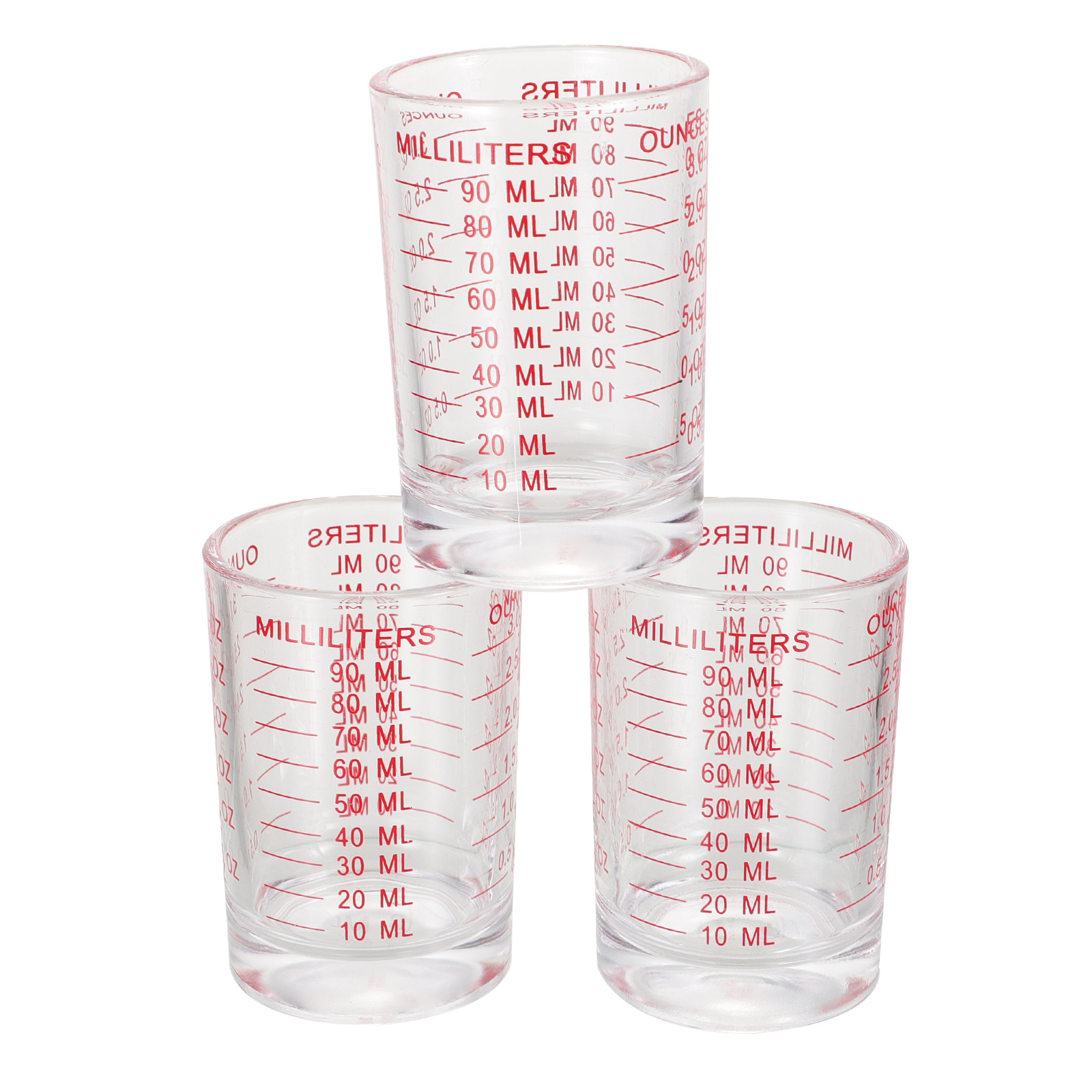 3Pcs Glass Measuring Cups Set  - Kitchen Baking recension och pris