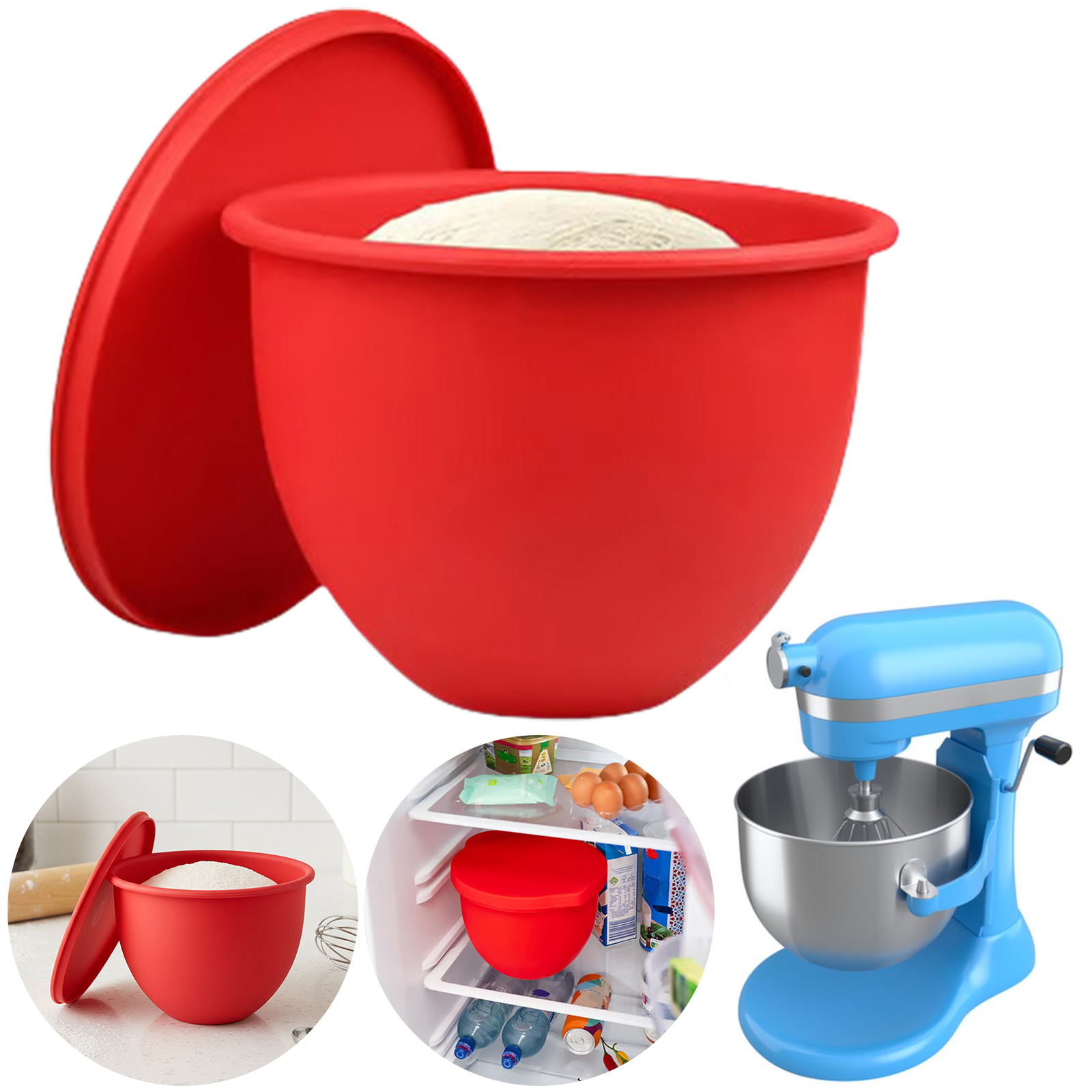 1PC Universal Silicone Pad Lin - Kitchenaid Baking Bowl recension och pris