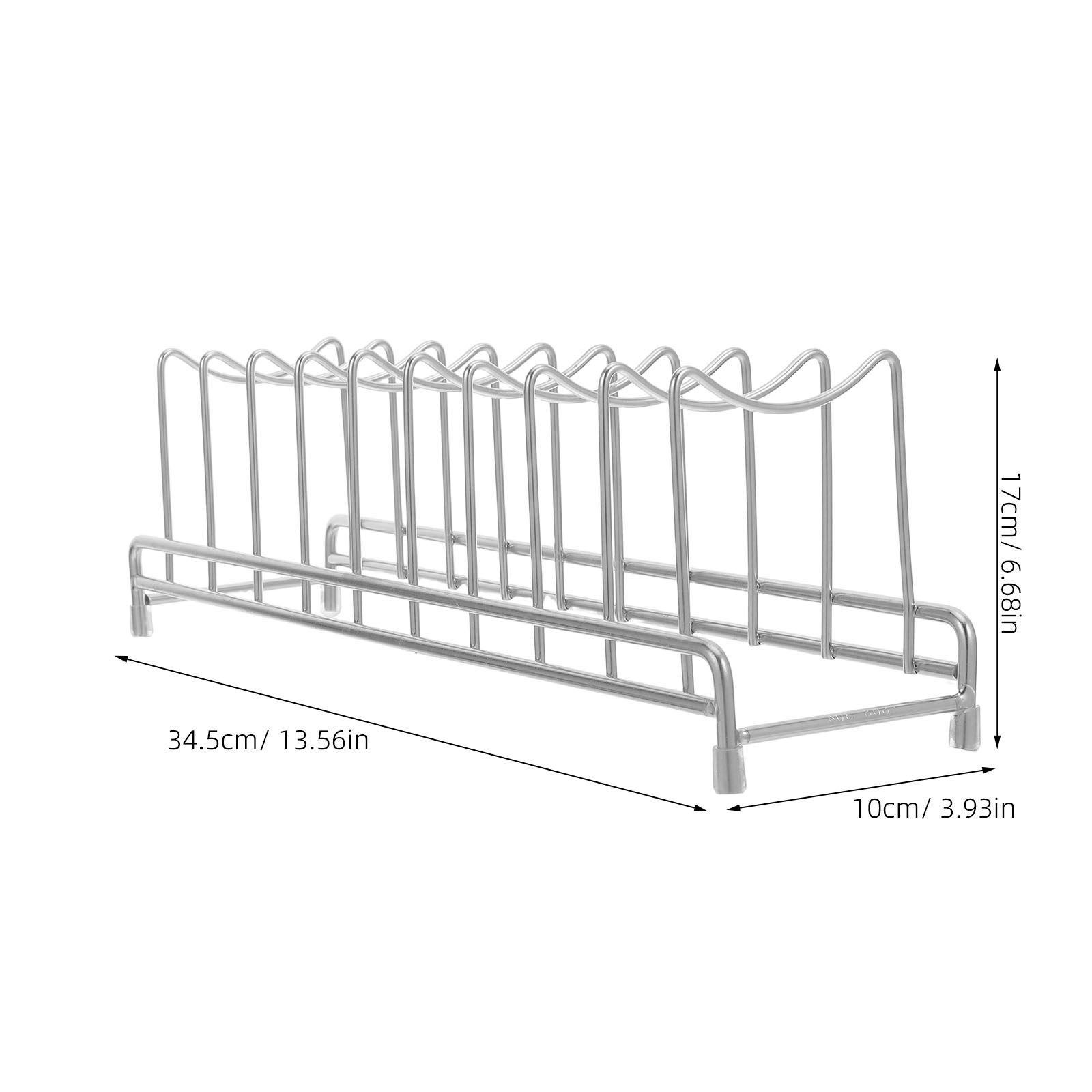 Stainless Steel 9 Section Pot  - Kitchen Cabinet Baking Sheet Organizer recension och pris
