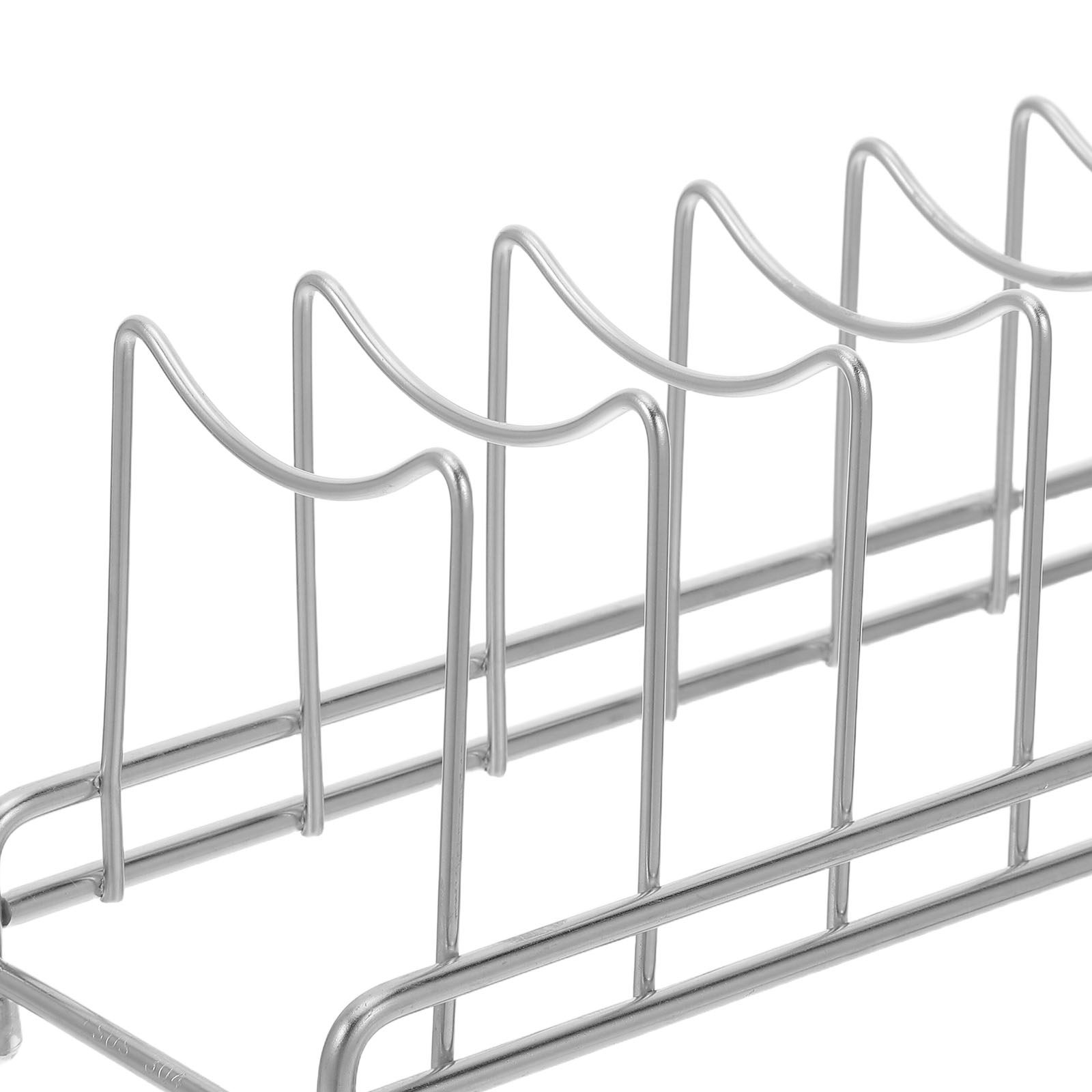 Stainless Steel 9 Section Pot  - Kitchen Cabinet Baking Sheet Organizer recension och pris