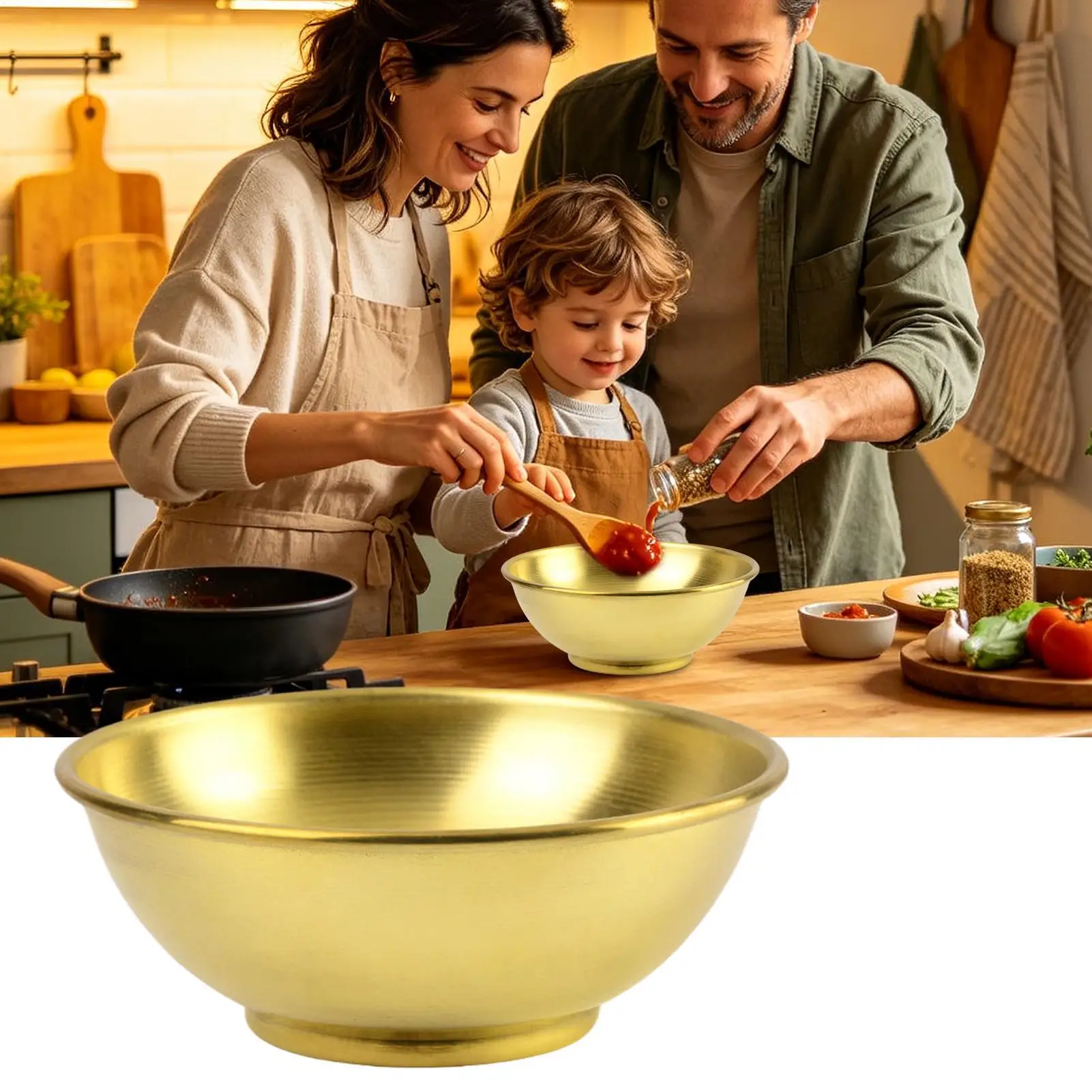 Copper Bowl Large Storage Cont - Kitchen Baking Cooking recension och pris
