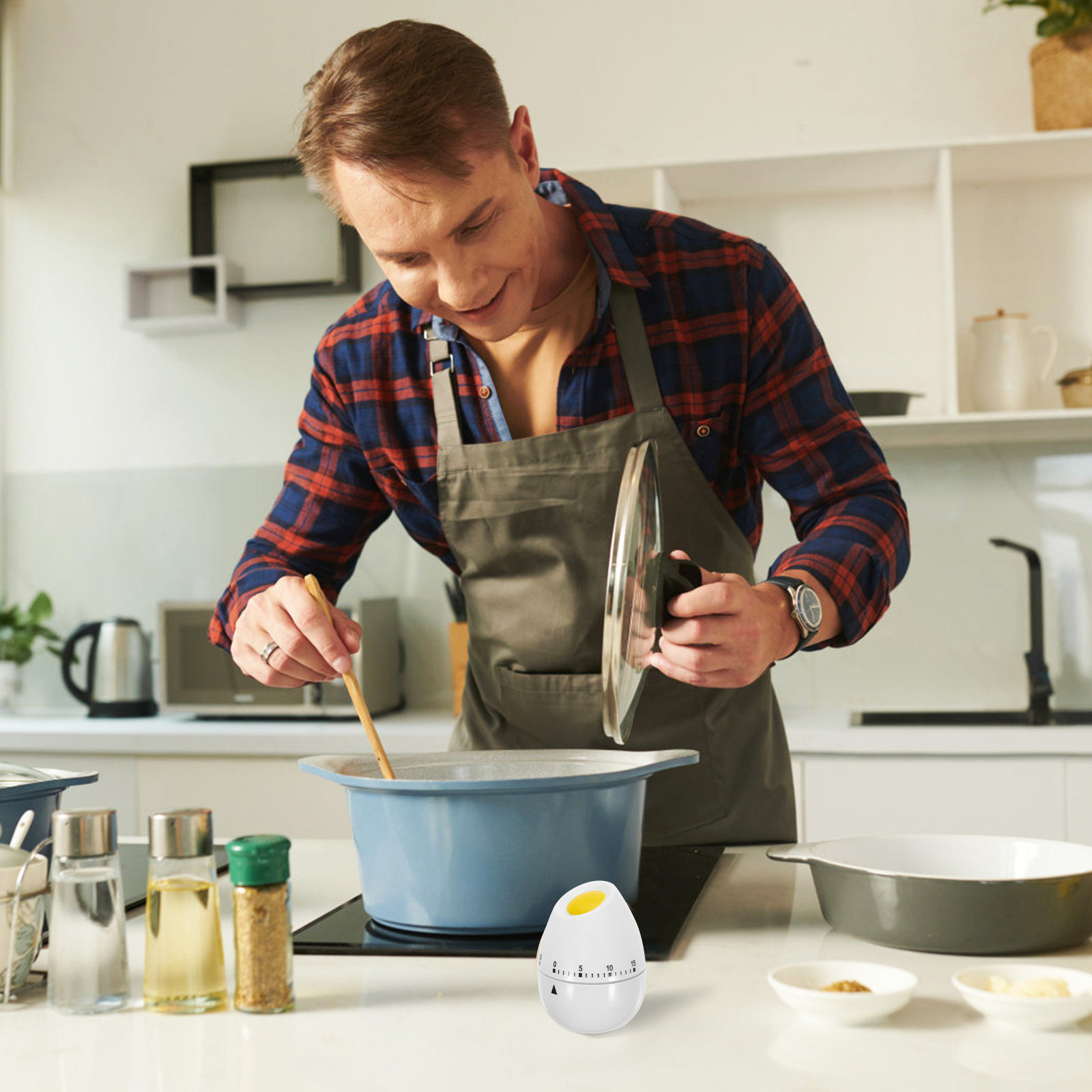 Egg Shape Mechanical Kitchen T - Kitchen Baking Timer recension och pris