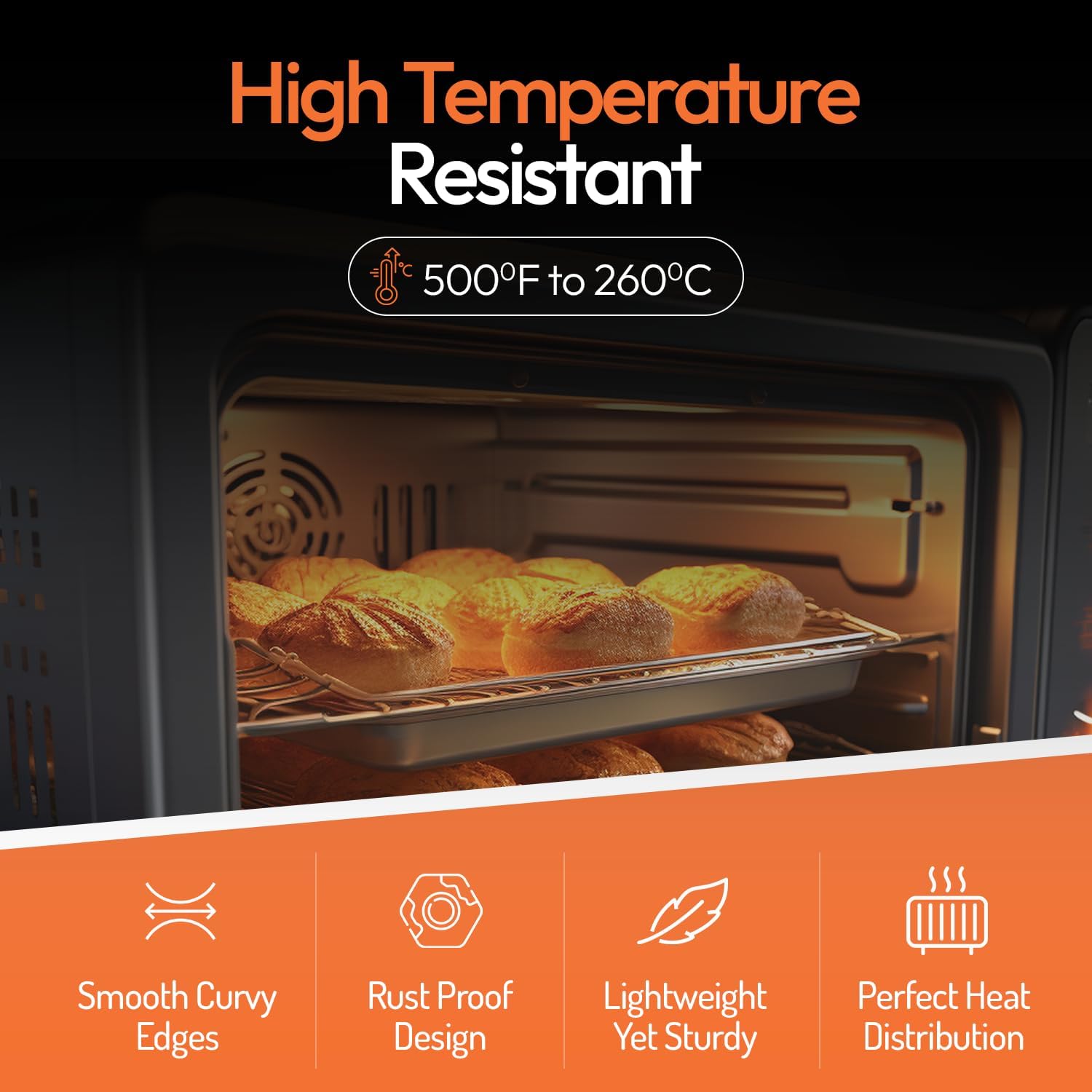 Full Size Commercial Aluminum  - Kitchen Baking Cooking recension och pris