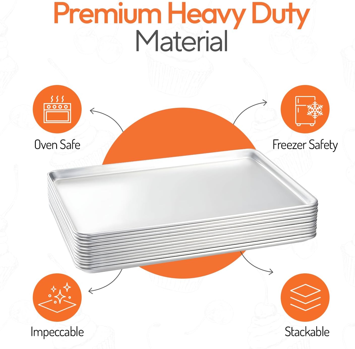 Full Size Commercial Aluminum  - Kitchen Baking Cooking recension och pris