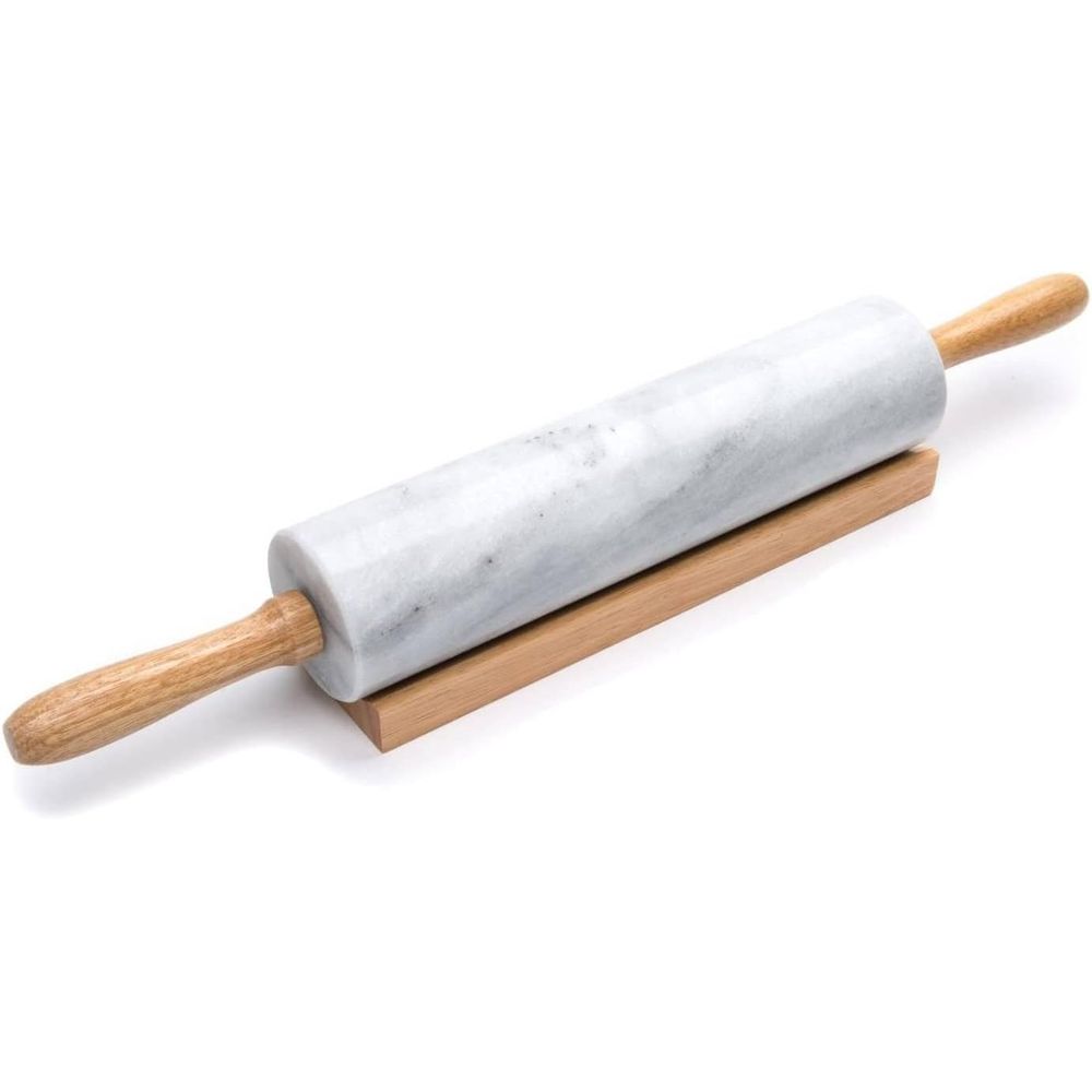 10-Inch White Marble Rolling P - Rolling Pin Marble recension och pris