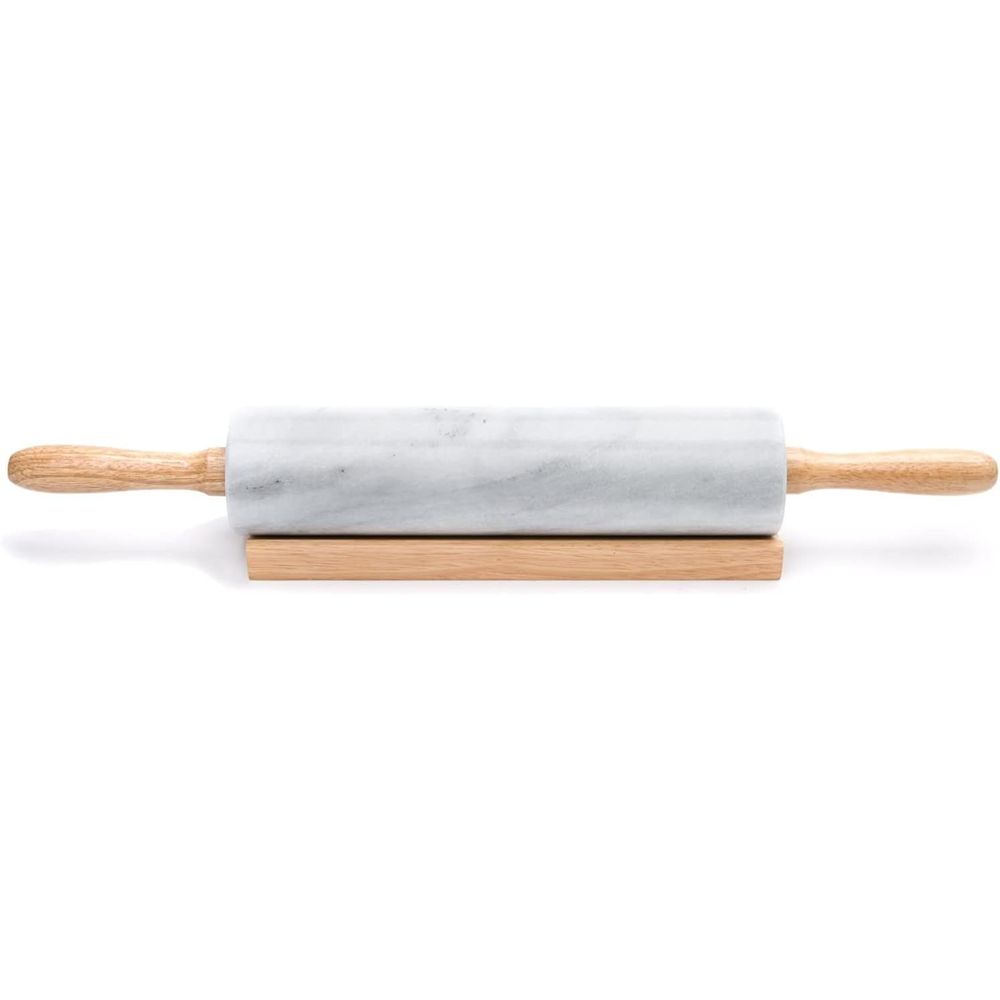 10-Inch White Marble Rolling P - Rolling Pin Marble recension och pris