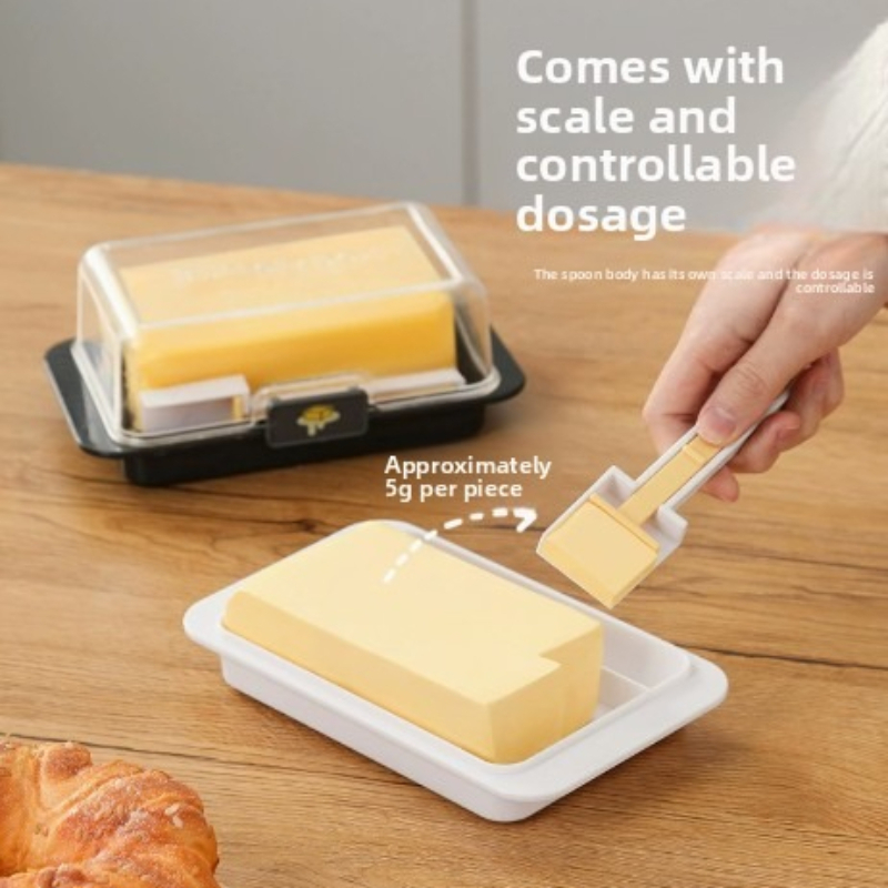 Clear Lid Butter Storage Box D - Kitchen Baking Storage Containers recension och pris