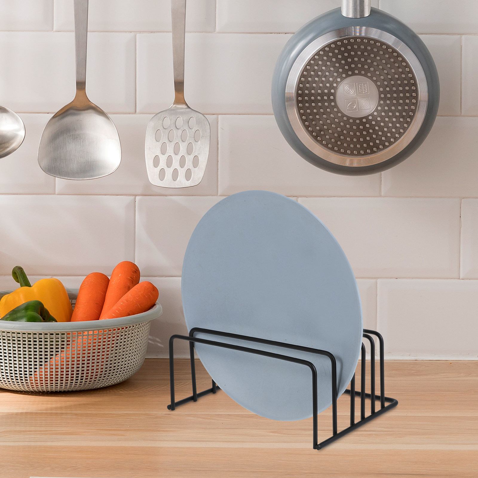 2Pcs Kitchen Storage Organizer - Kitchen Cabinet Baking Sheet Organizer recension och pris