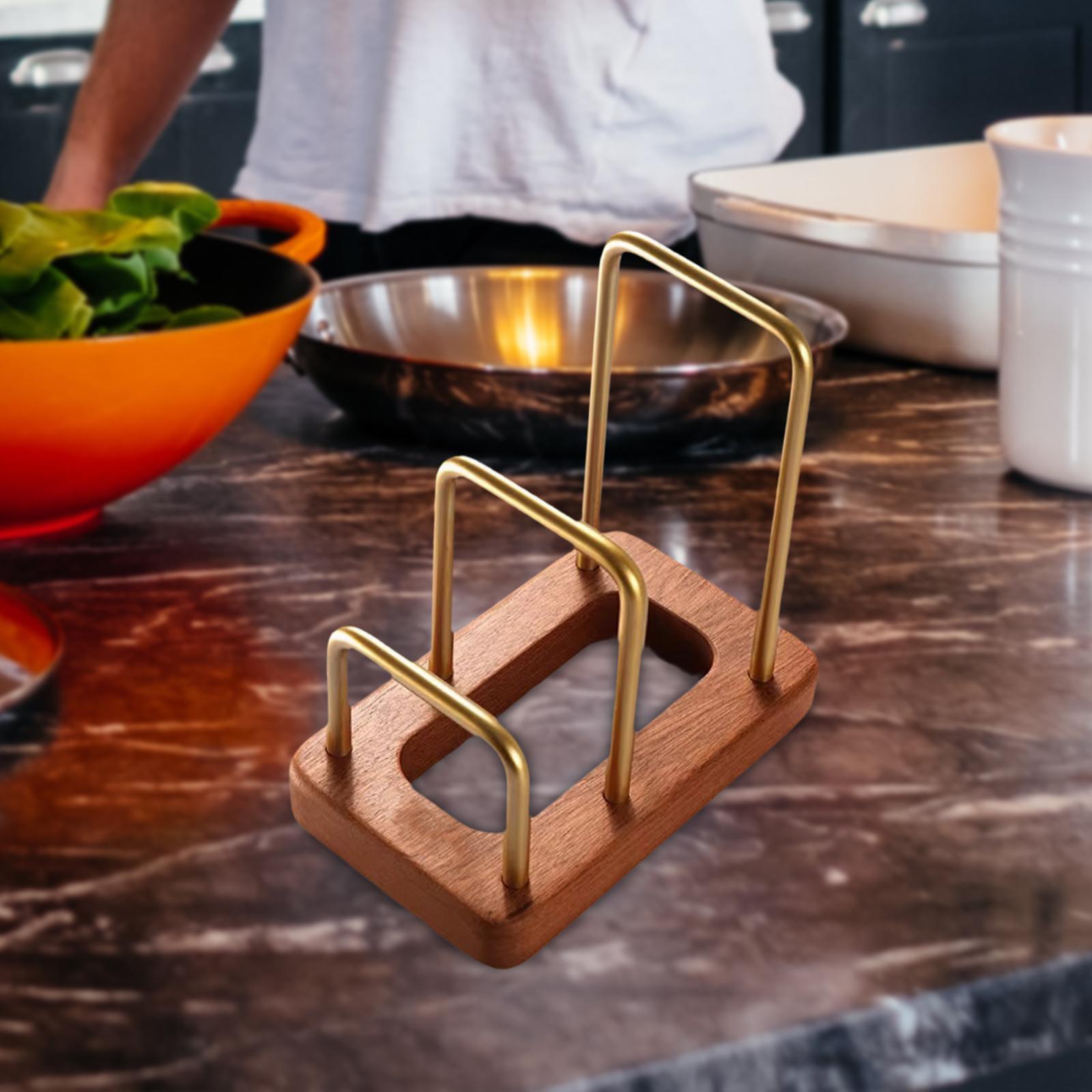 Cutting Board Rack Pot Lid Rac - Kitchen Cabinet Baking Sheet Organizer recension och pris