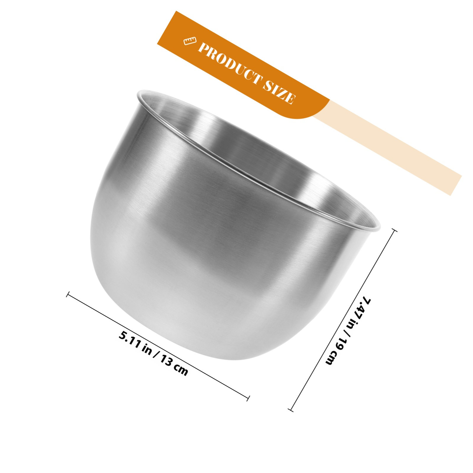 Deep Stainless Steel Mixing Bo - Kitchen Baking Cooking recension och pris