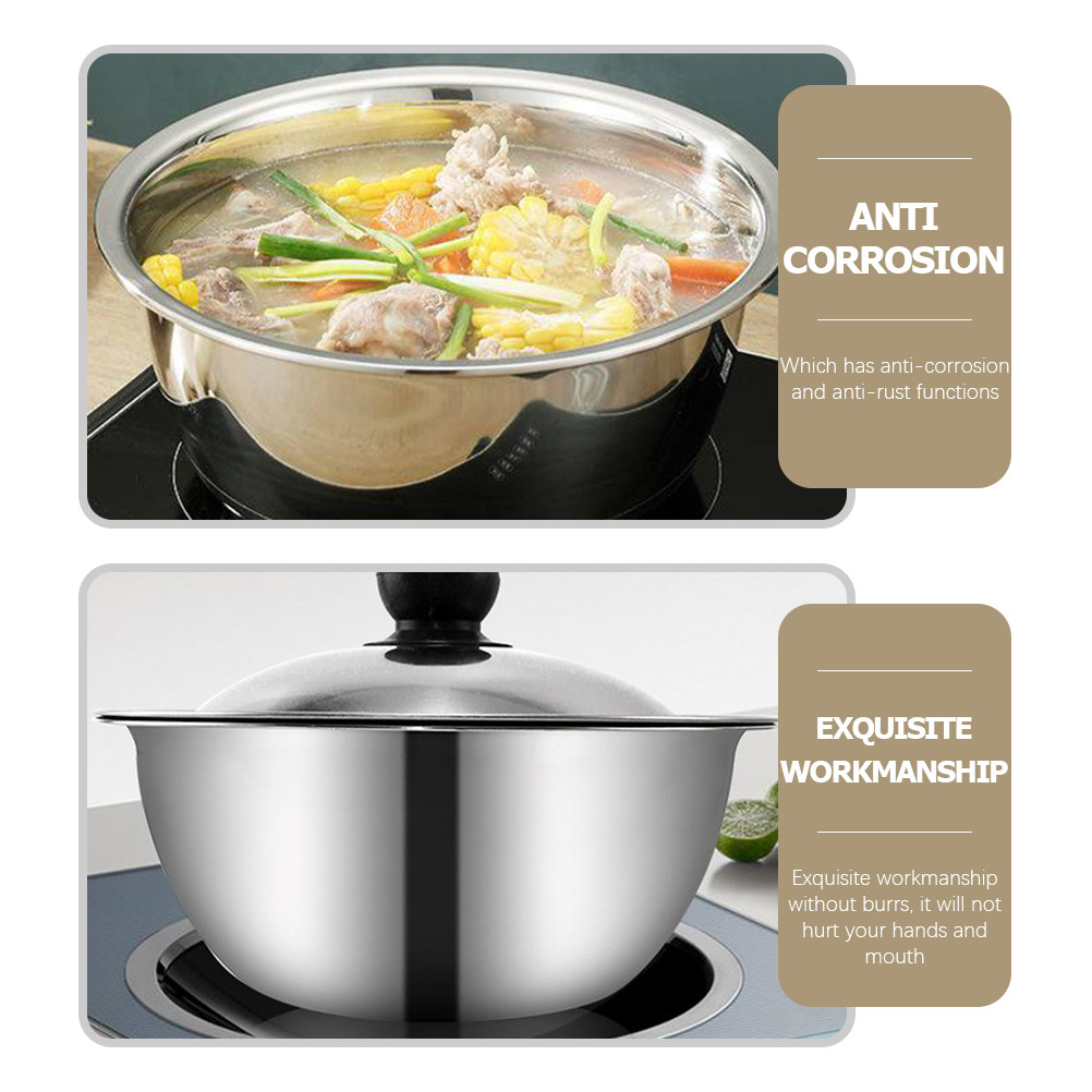 Stainless Steel Mixing Bowl De - Kitchen Baking Cooking recension och pris