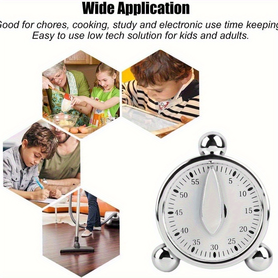 Visible Mechanical Timer, 60-M - Kitchen Baking Timer recension och pris