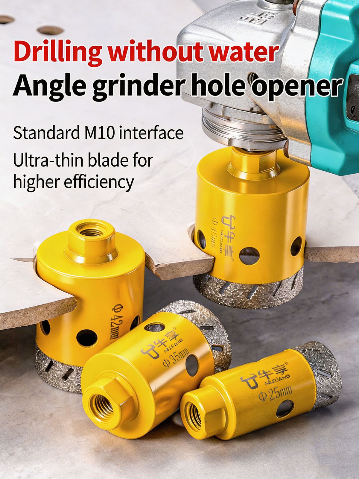 Diamond Drill Bit Angle Grinde - Rolling Pin Marble recension och pris